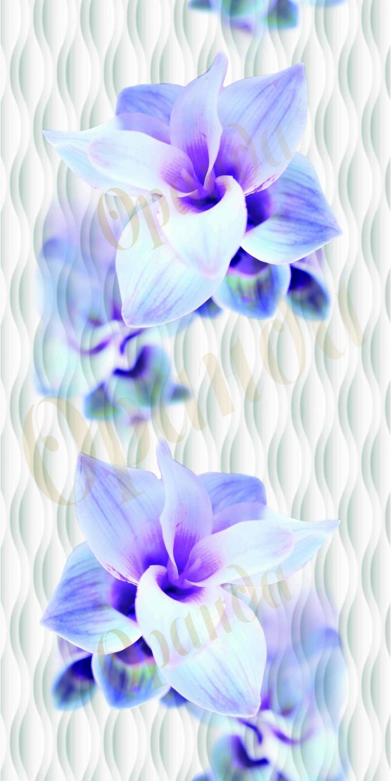 Панель ПВХ 2700х250х8мм 0114/2, Орхидея голубая (10)