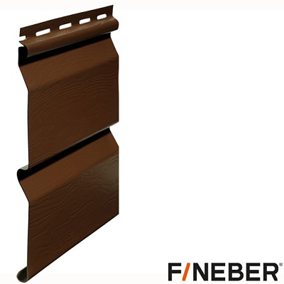 Сайдинг FineBer Standart Extra Acrylic Могано 3,66х0,205 (16шт/уп)