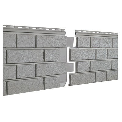 Сайдинг (ПВХ) "Стоун-Хаус" 1,95*0,292 клинкер нордик дым (ЮП)