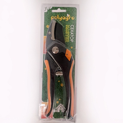 Секатор с наковальней пласт.обрезин.рук. Master 7591350