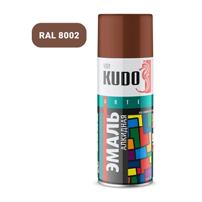 KU-1023 Эмаль унив. какао 520 мл, KUDO