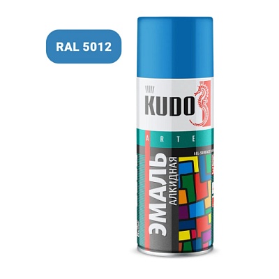 KU-1010 Эмаль унив. голубая 520 мл, KUDO