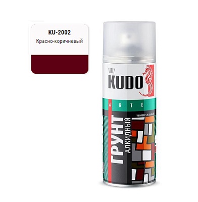 KU-2002 Грунт унив. красно-коричневый 520 мл, KUDO