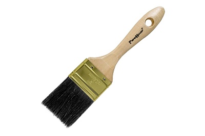 1108 Кисть флейц. КФ-100*14-Т4 (черн.щ.90%)