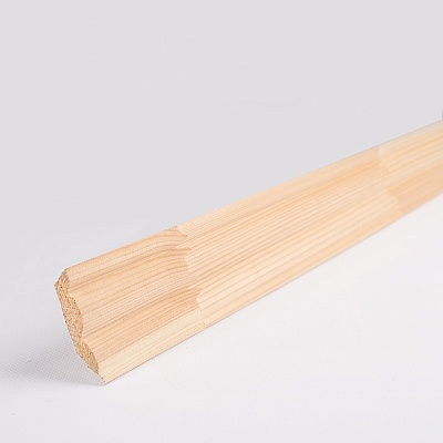 ПЛИНТУС ШИРОКИЙ ХВОЙНЫЙ 16Х60Х2500 ММ (ПЛ-12 Вол)