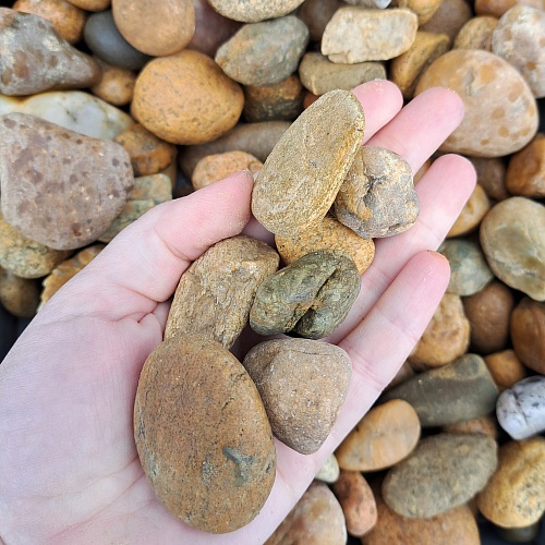 Галька речная "медовая" фр. 20-40 мм