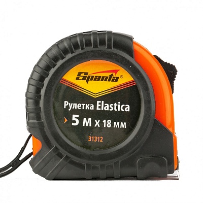 <31312> Рулетка Elastica , 5м*18 мм, обрезиненный корпус\SP