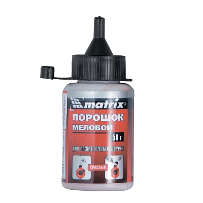 <84857> Порошок меловой красный,50г, д/размет.шнуров