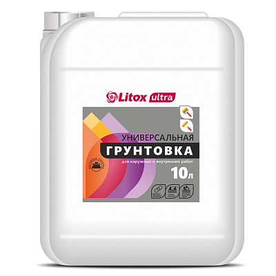 ГРУНТОВКА УНИВЕРСАЛЬНАЯ 10 Л "ЛИТОКС"