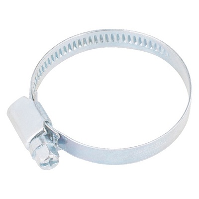 <47592> Хомут нерж. сталь, болт крепление 130-150 мм/ Сибртех