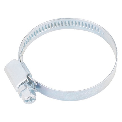 <47592> Хомут нерж. сталь, болт крепление 130-150 мм/ Сибртех