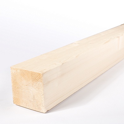 СТОЛБ КЛЕЕНЫЙ ХВОЙНЫЙ "АВ" 90Х90Х3000 ММ