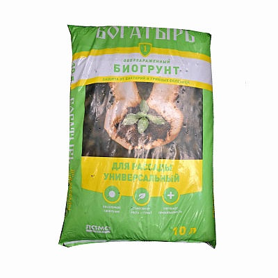 Грунт для рассады 10л Богатырь 5/200 Лама-торф	