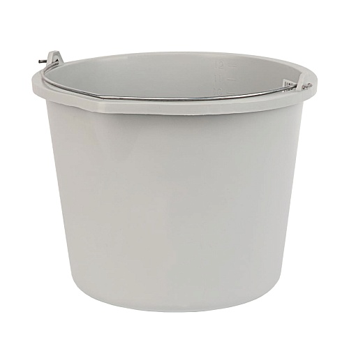 <81409> Ведро строительное пластмассовое 12 л, усиленное// Matrix