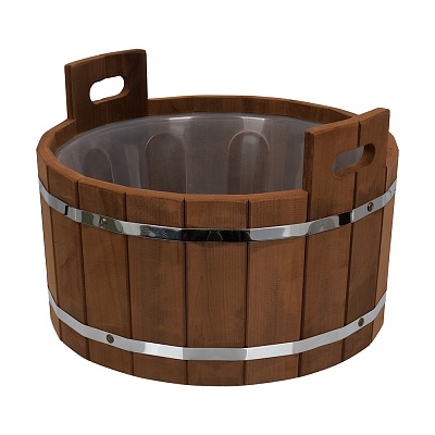 Ушат-шайка 10л.с пласт. вставкой (ТЕРМОлипа)