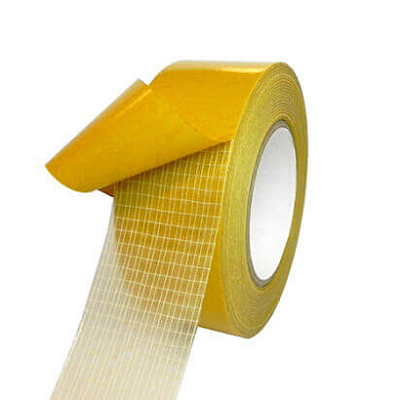 Скотч 50х25, 2х сторонний/основа-ткань/Klebebander