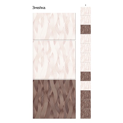 Панель ПВХ 2700*250*8мм 12шт/уп CRYSTAL Змейка (узор) АПЛАСТ