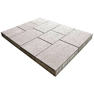 Плиты бетонные тротуарные Steinrus Б.5.Псм.6 "Инсбрук Ланс", 60мм (Серый)