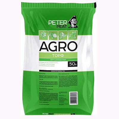 Торф верховой нейтрализованный, линия АГРО(РР) 50л