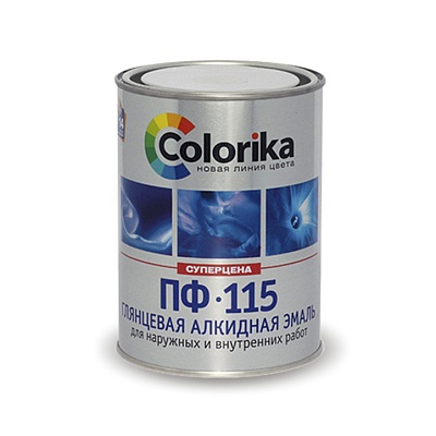 Эмаль ПФ-115 "Сolorika" голубая 0.8 кг