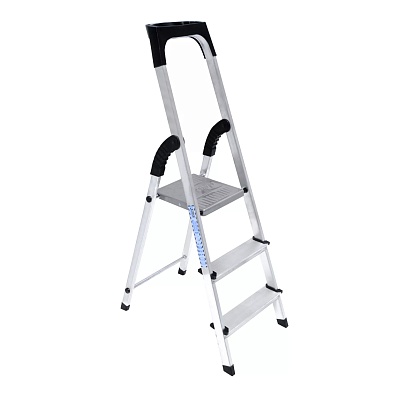 2103 Стремянка алюминиевая 3 ст, Sarayli