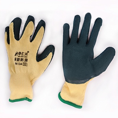 Перчатки х/б ЗЕЛЕНЫЕ вспененное облитие