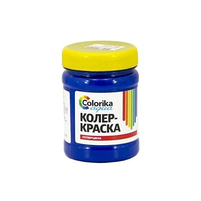 Колер-краска Colorika Aqua синяя 0,3 кг