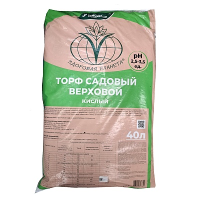 Торф кислый верховой 40л БУЙ