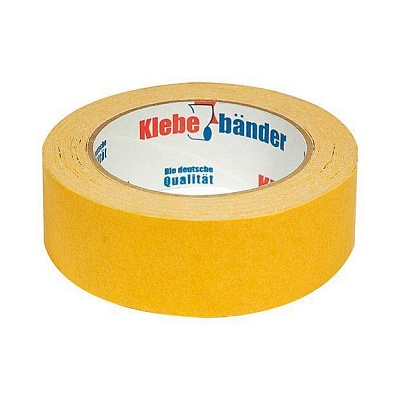 Скотч 38х25, 2х сторонний/основа-полипропилен/Klebebander