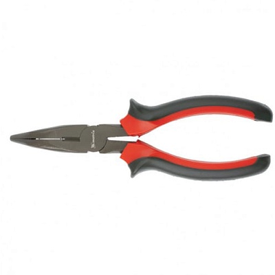 <17462> Изогнутые длинногубцы  "Matrix""Lux" 200мм,изол.ручки