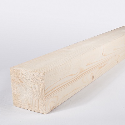 СТОЛБ КЛЕЕНЫЙ ХВОЙНЫЙ "АВ" 100Х100Х3000 ММ