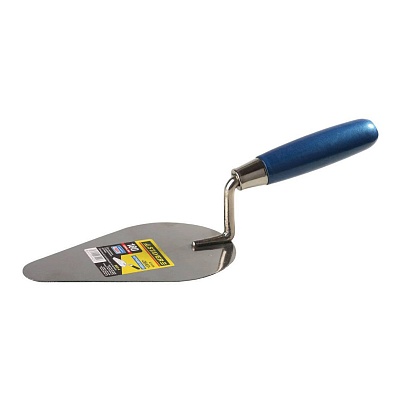 <0831-4> Кельма STAYER "PROFI", "овал", нержавеющее полотно, деревянная рукоятка, 180мм