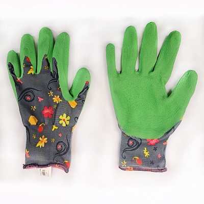 Перчатки нейлон САДОВЫЕ вспененное облитие 