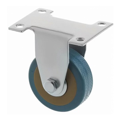 Колесо серая резина неповоротное 50мм (FCG25) 3052050