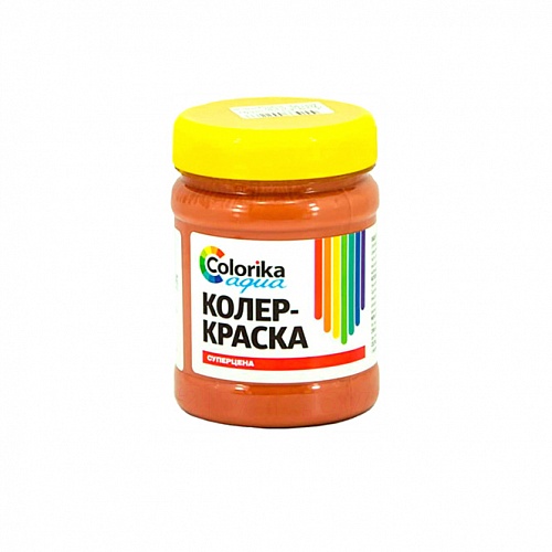 Колер-краска Colorika Aqua красно-коричневая 0,3 кг
