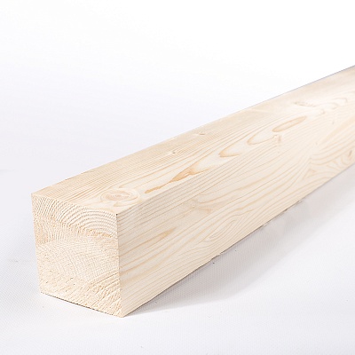 СТОЛБ КЛЕЕНЫЙ ХВОЙНЫЙ "АВ" 80Х80Х3000 ММ