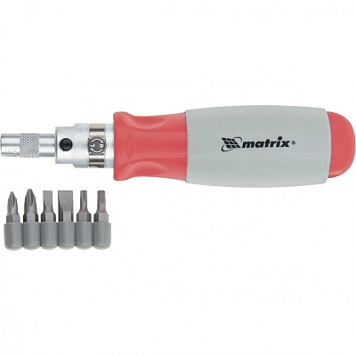 <11549> Отвертка реверс.с силловым эл-том под ключ+6 након-в