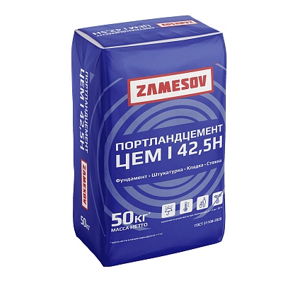 ZAMESOV Портландцемент Д0 ПЦ500 / 50кг