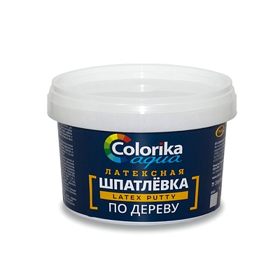 Шпатлевка Colorika Aqua по дереву латекс. сосна 0,8 кг