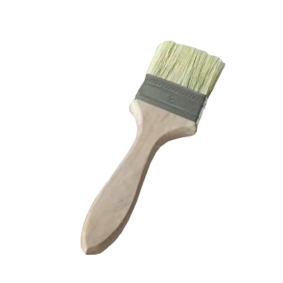 Кисть плоская 3", деревянная ручка