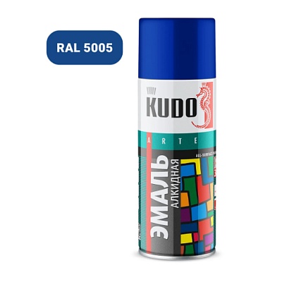 KU-1011 Эмаль унив. синяя 520 мл, KUDO