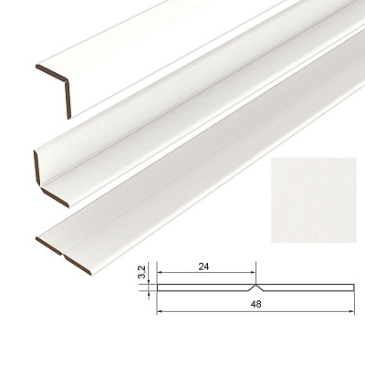 Уголок универсальный МДФ СОЮЗ "Классик" Ясень классик 25х25х2600