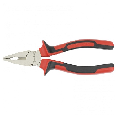 <16904> Плоскогубцы комб. "Matrix""Nickel" 180мм, изол.ручки