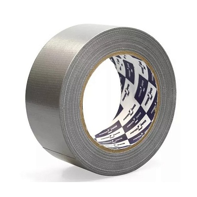 Лента армированная 50ммх50м без и/у серый/Klebebander