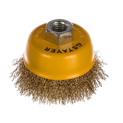 <35125-100> Чашечная щетка, 100 мм, резьба М14, для УШИ, Professional/ STAYER