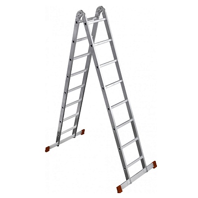 4728 Лестница алюминиевая шарнирная 2*8, Sarayli (2,16 /4,57 м)
