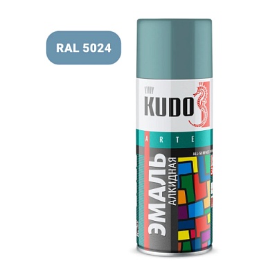 KU-10114 Эмаль унив. серо-голубая 520 мл, KUDO
