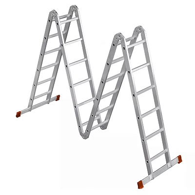 4706 Лестница алюминиевая трансформер 4*6, Sarayli