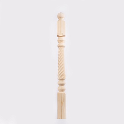 СТОЛБ ДЛЯ ЛЕСТНИЦЫ ХВОЙНЫЙ №5 90Х90Х1120 ММ