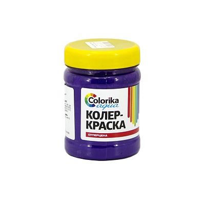 Колер-краска Colorika Aqua фиолетовая 0,3 кг
